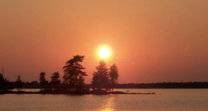rainy-lake-sunset