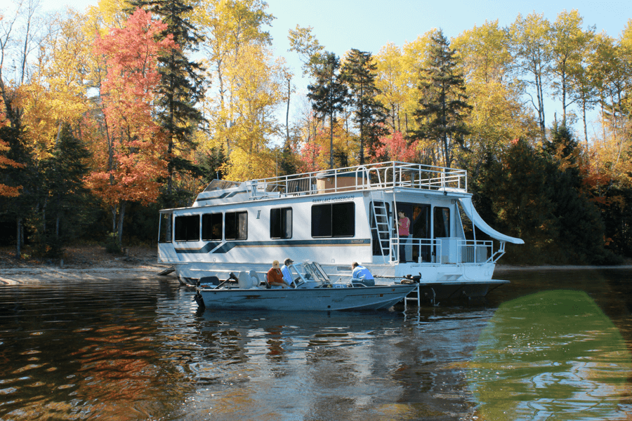 Small Houseboat Rentals. Big Fall Colors. - Rainy Lake ...