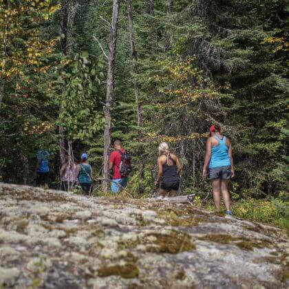 Hiking Anderson Bay Trail